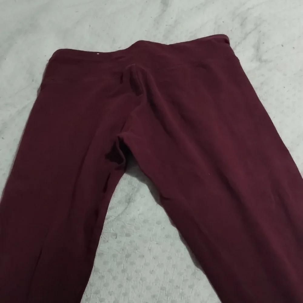 Girls Justice maroon leggings - Picture 4 of 4